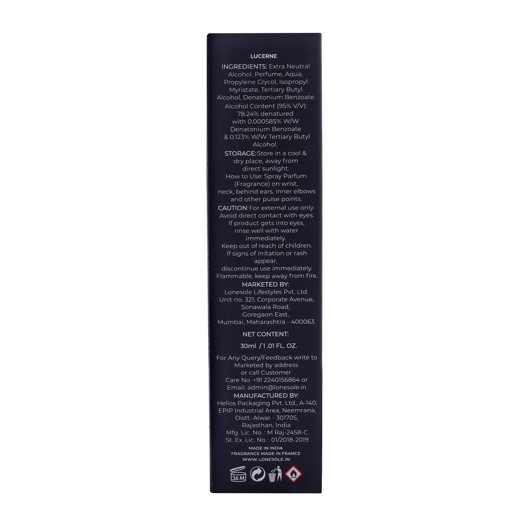 City Collection - Lucerne Perfumes of 30ml