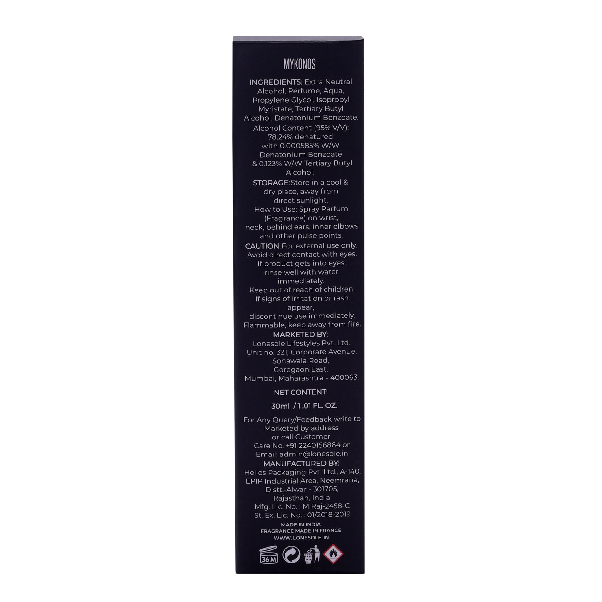 Mykonos - bergamot, magnolia, water notes, sandalwood