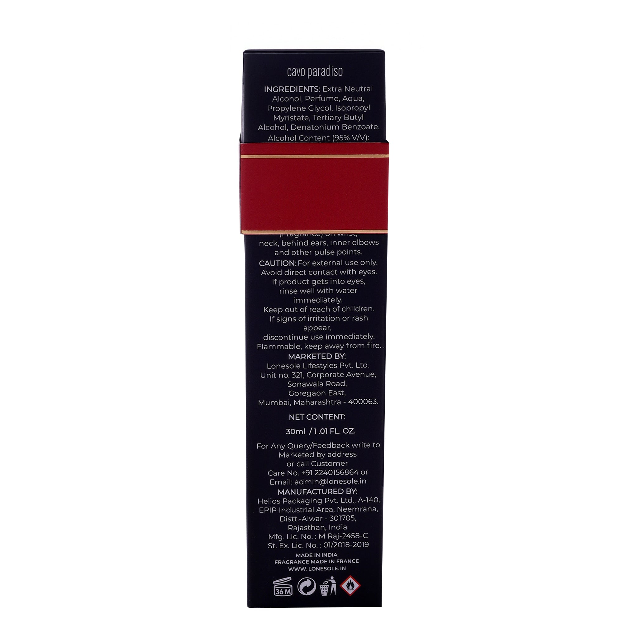 City Collection - Cavo Paradiso Perfumes of 30ml