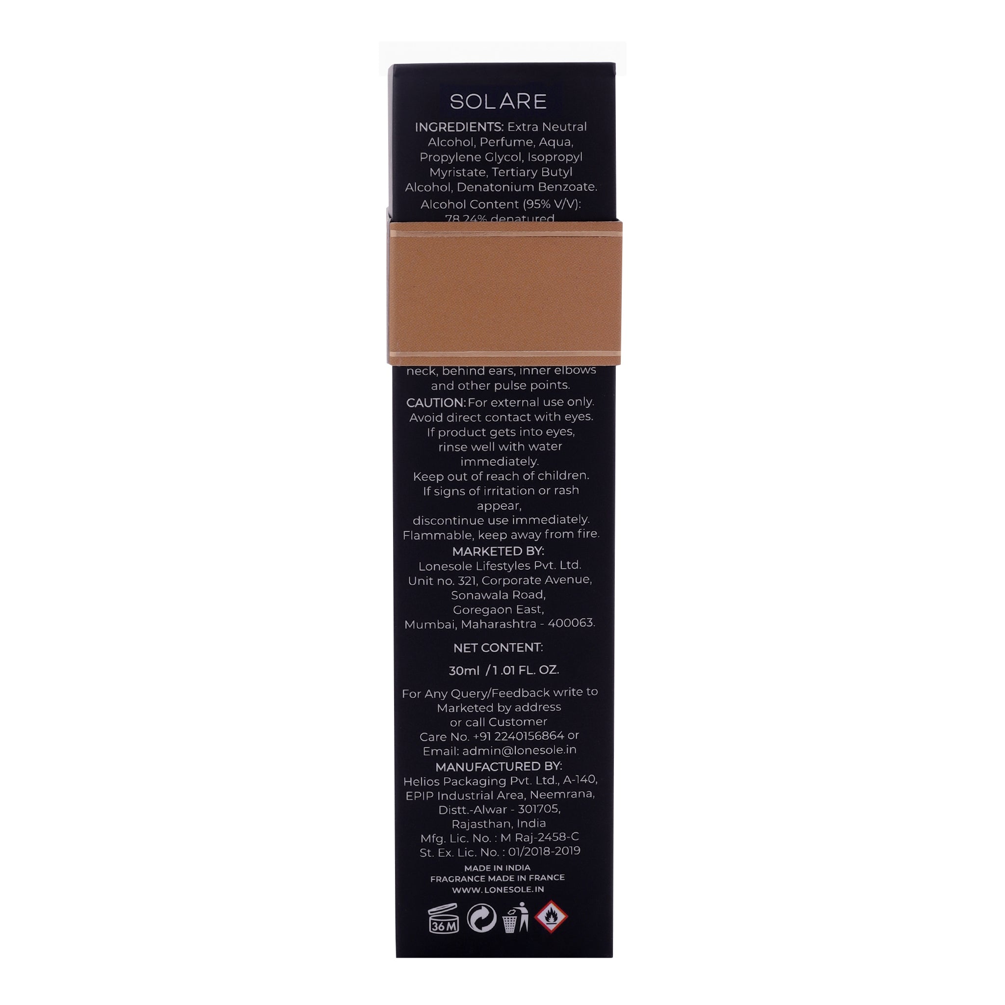 Solare EDP 30ml | Warm Guava & Citrusy Grapefruit Notes