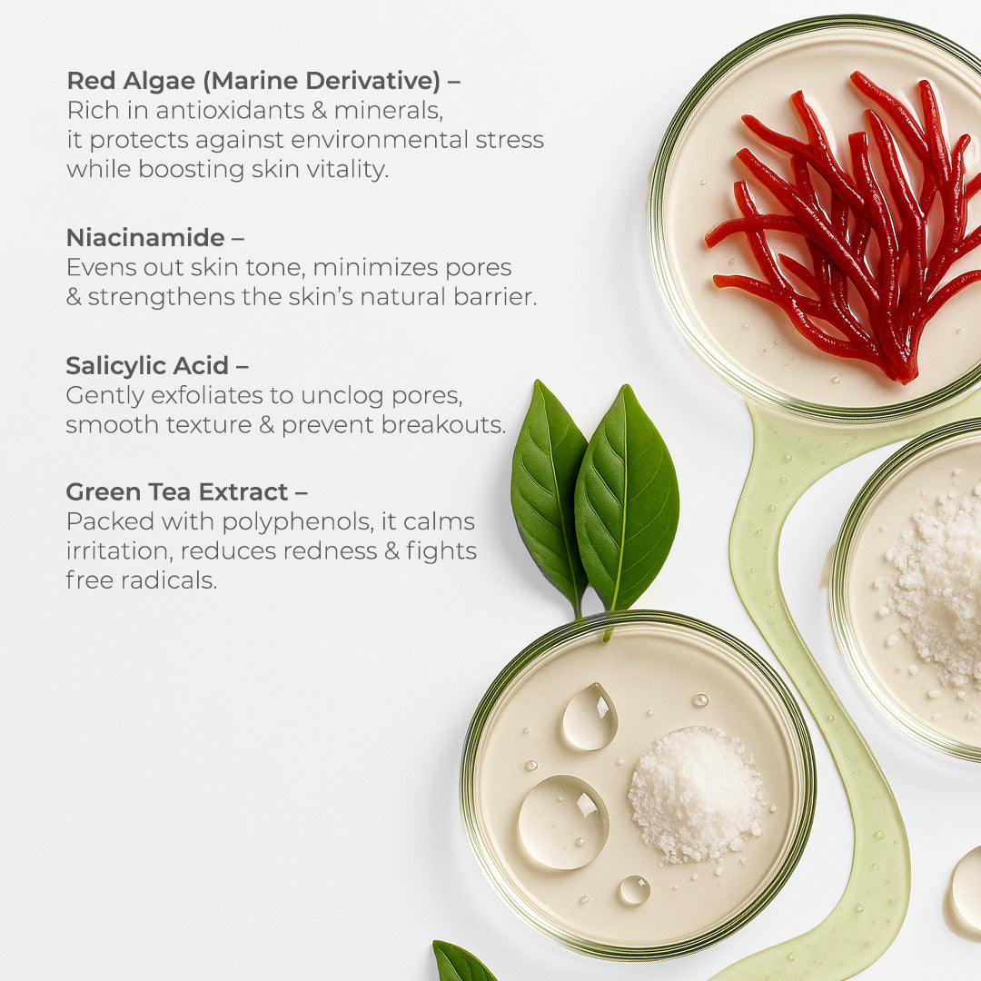 Wonder lush - citrus, aloe vera, salicylic acid, and niacinamide