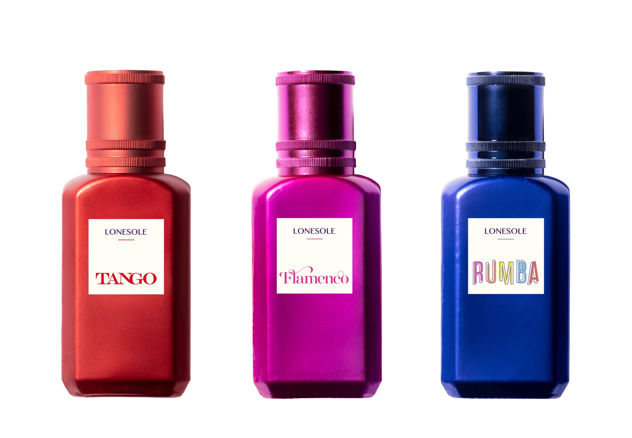 LONESOLE PERFUME GIFT SETS FOR TANGO, FLAMENCO & RUMBA OF EACH 30 ML