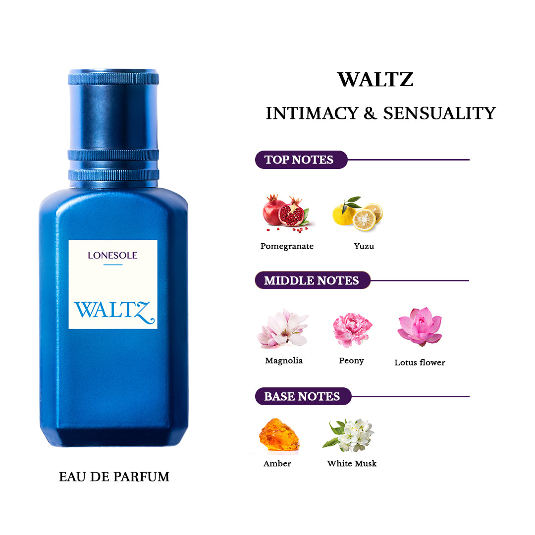 LONESOLE PERFUME GIFT SETS FOR WALTZ & RUMBA OF EACH 30 ML