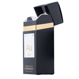 Au Gold by Lonesole Eau De Parfum Floral and Bergamot with Hints of Spicy Pepper, Cedar and Patchouli Timeless classic for any look and occasion of 30ml