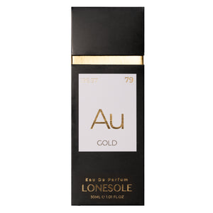 Au Gold by Lonesole Eau De Parfum Floral and Bergamot with Hints of Spicy Pepper, Cedar and Patchouli Timeless classic for any look and occasion of 30ml