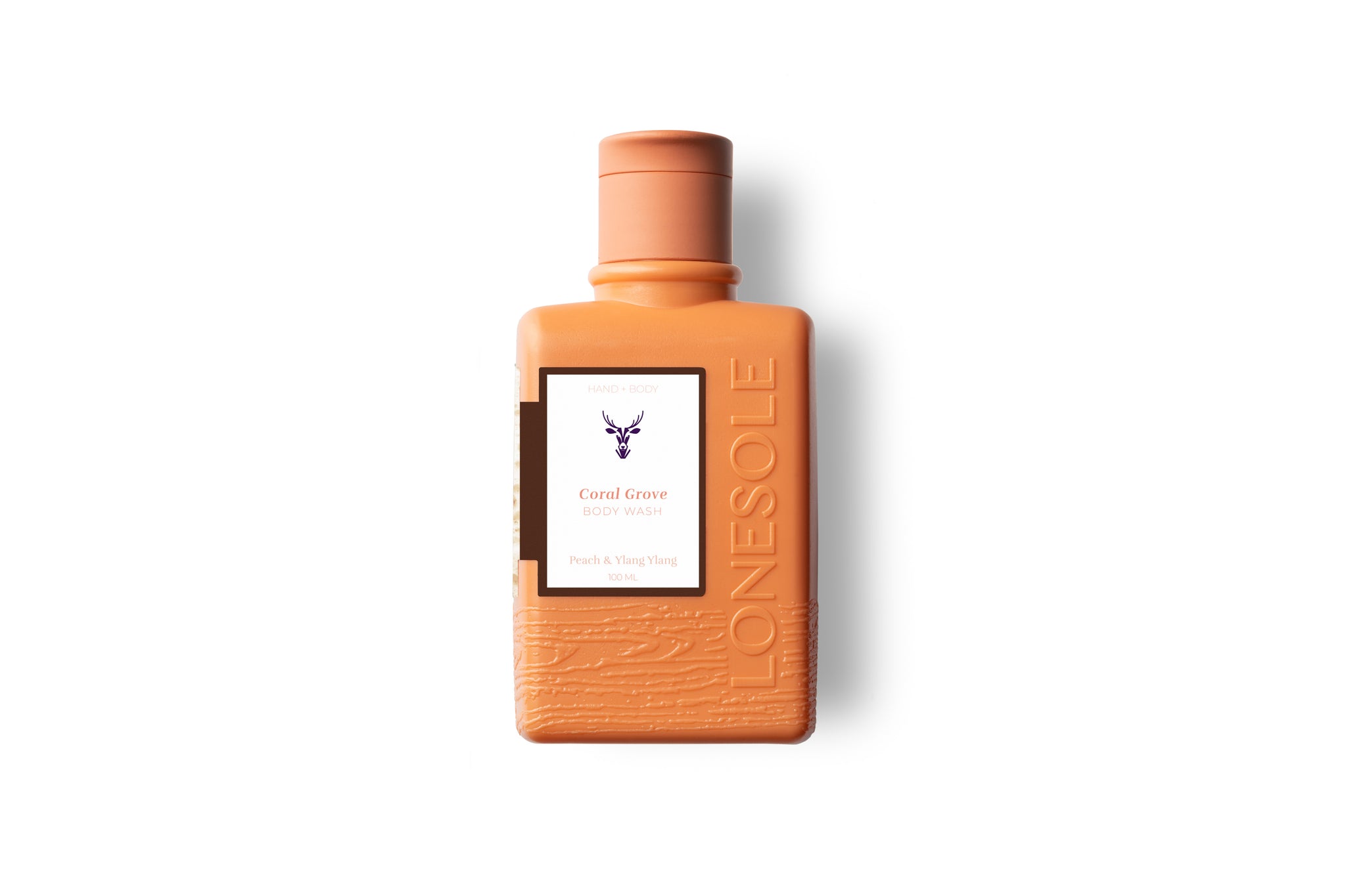 Coral Grove Bodywash by Lonesole with Peach and Ylang Ylang